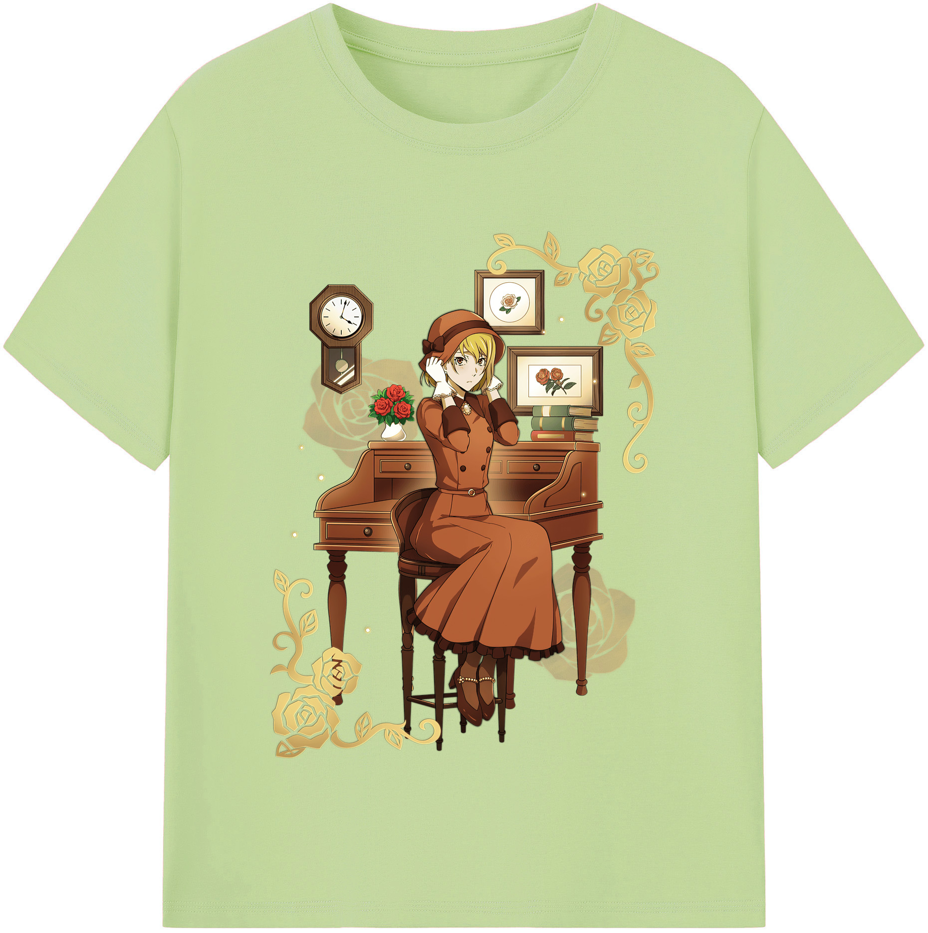 （画像用） 文豪ストレイドッグス Bungo Stray Dogs 綿100％半袖Tシャツ（フロントプリント）
